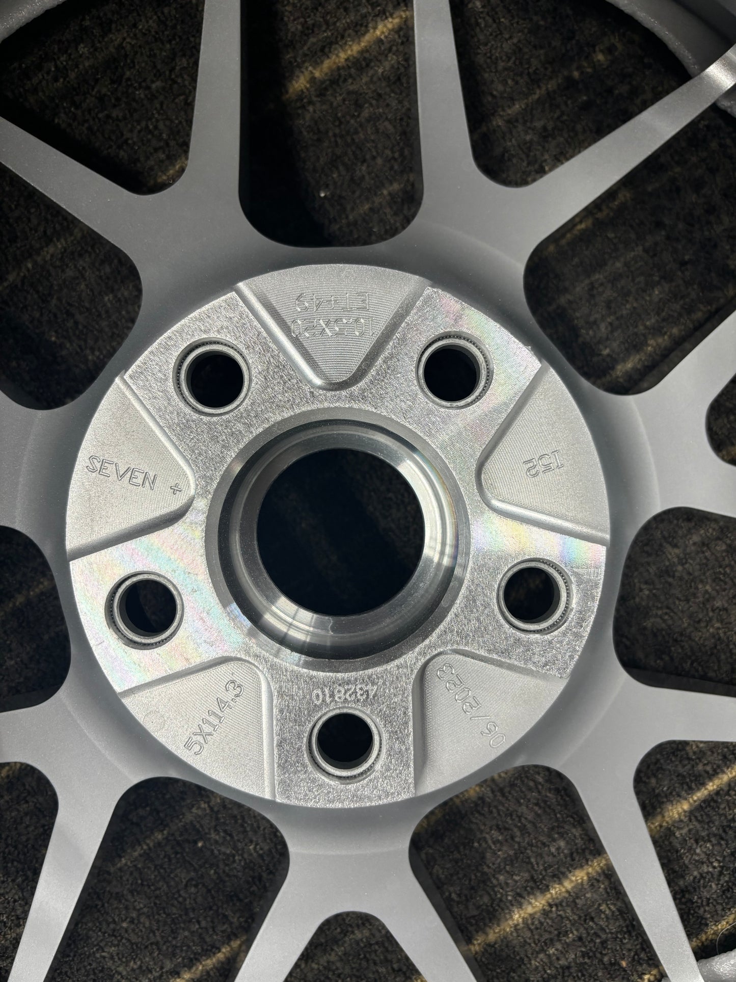 Full Set Of KT-7 Forged Wheels Finished In Gloss Silver *New In Box*