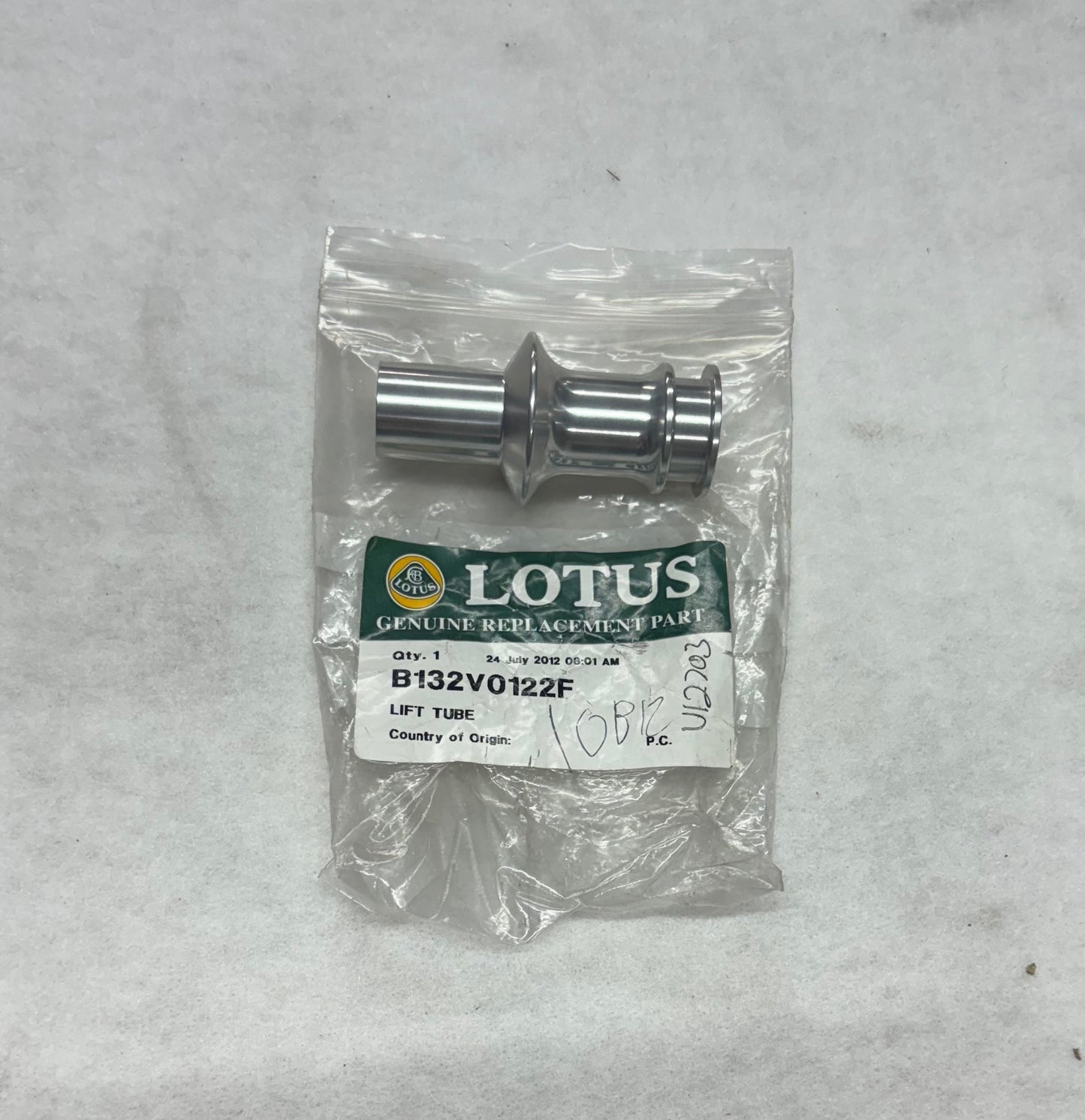 B132V0122F Reverse lockout Tube