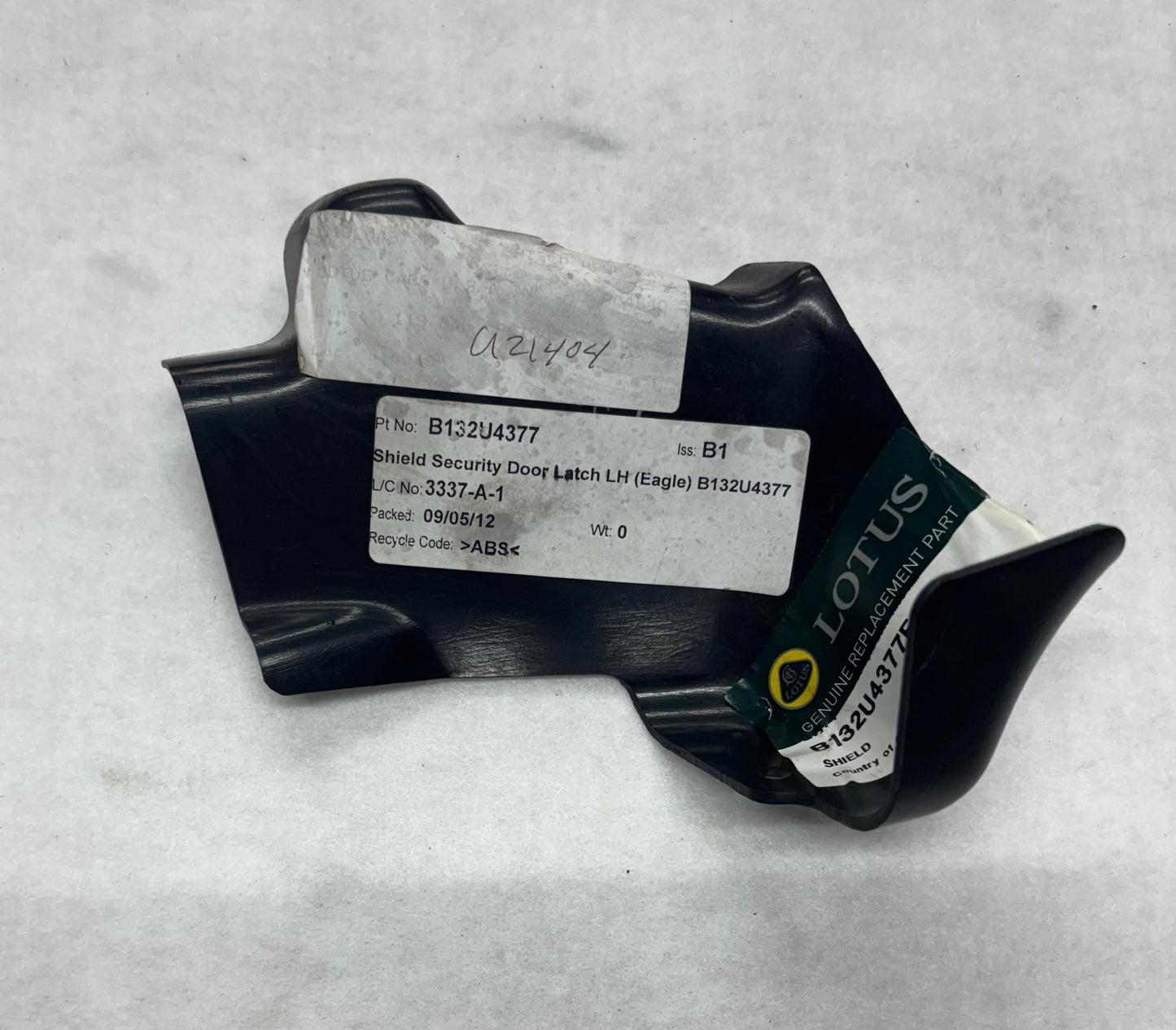 B132U4377F LH Door Latch Shield