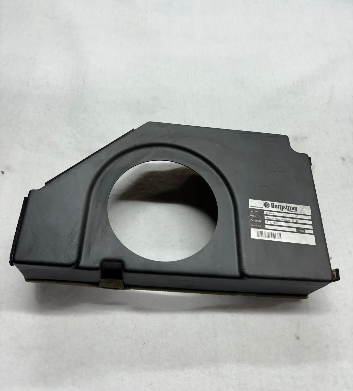 B117P0037F Plenum Air Recirculation