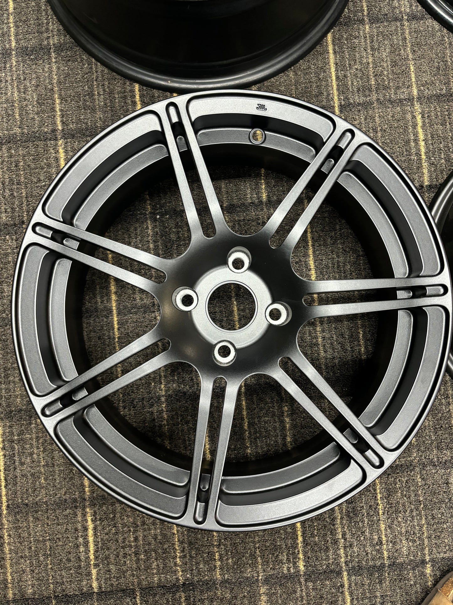 Set Of Black LSS Wheels 6" Fronts *Read Description*
