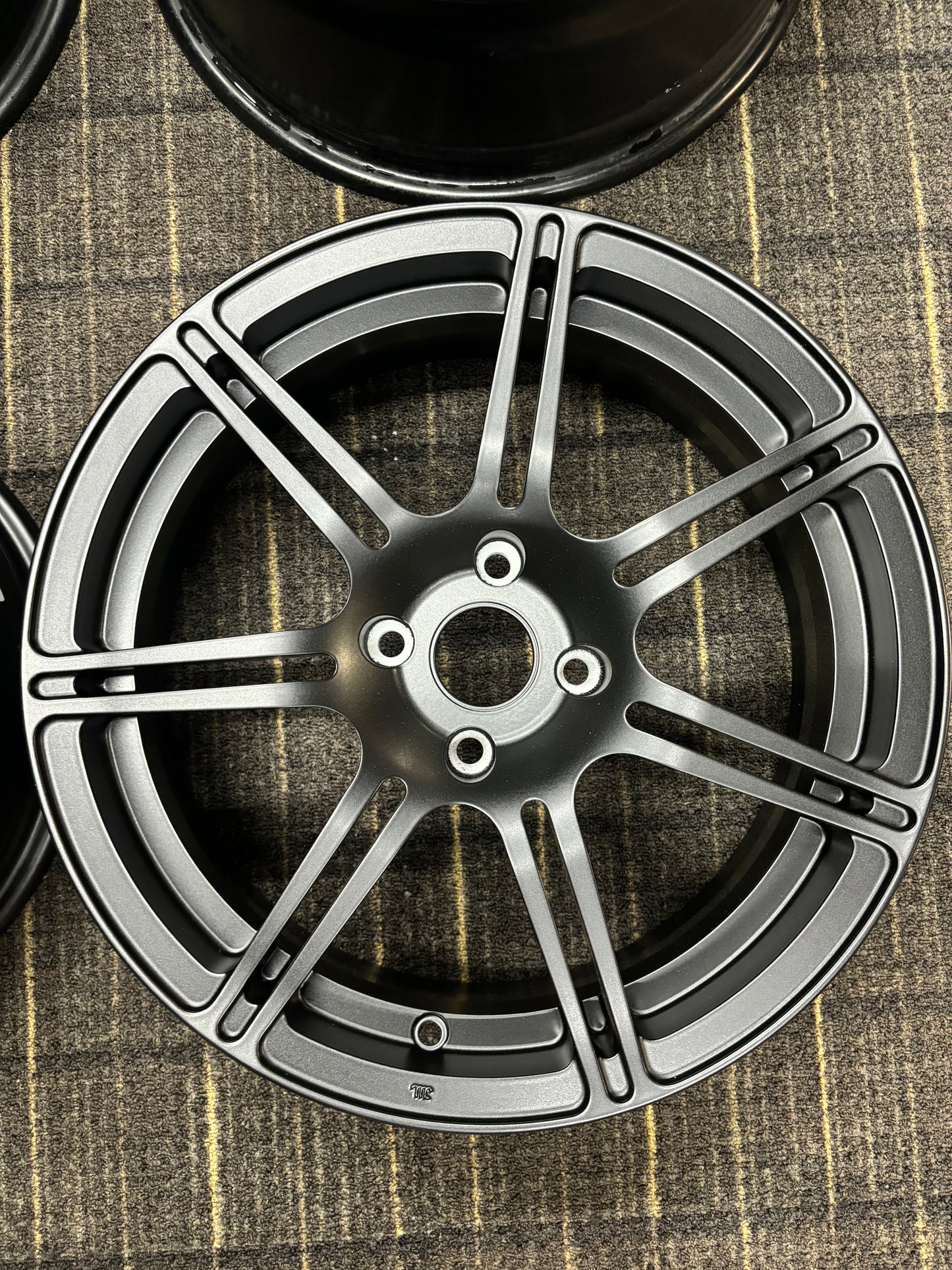 Set Of Black LSS Wheels 6" Fronts *Read Description*