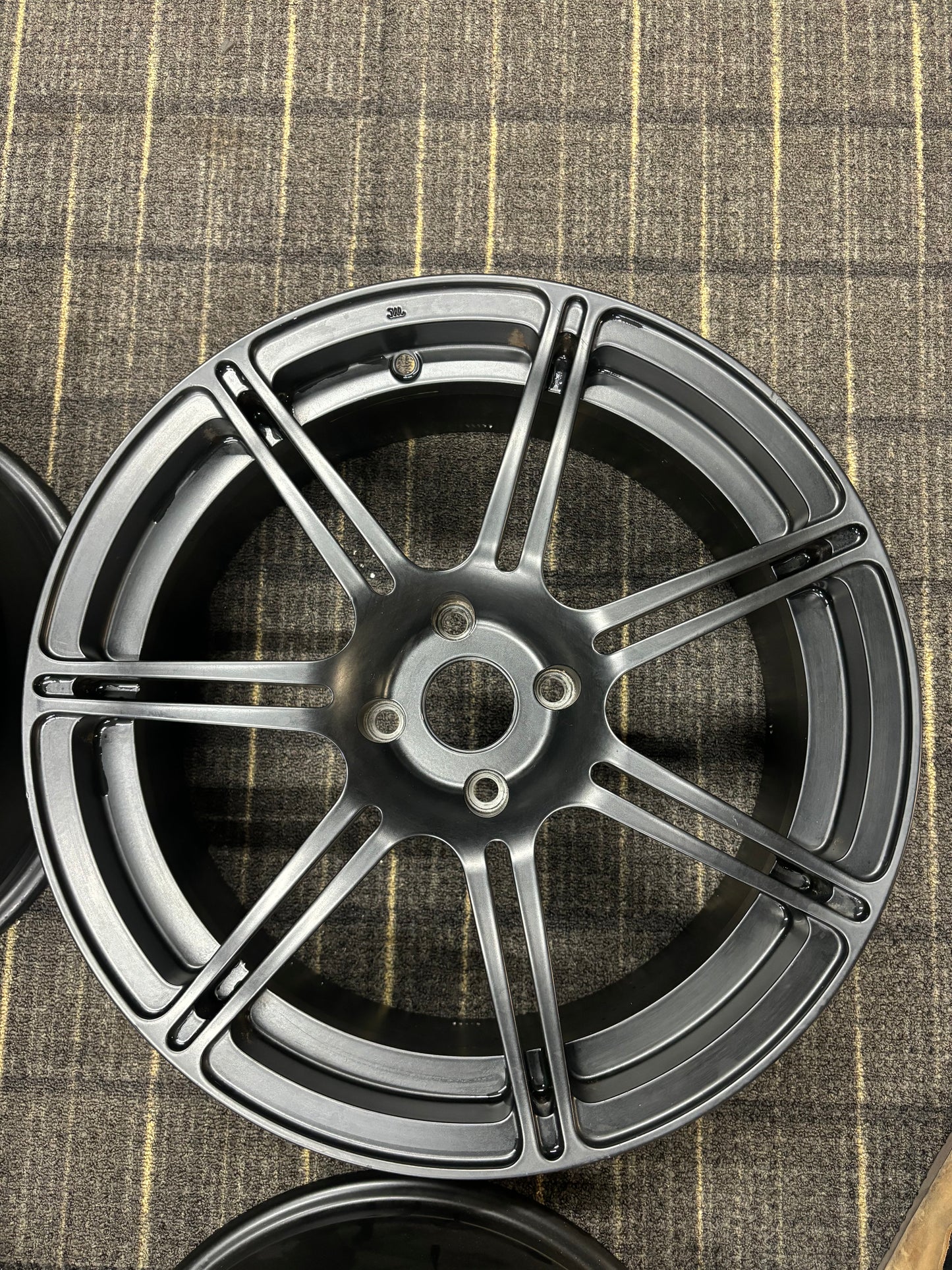 Set Of Black LSS Wheels 6" Fronts *Read Description*