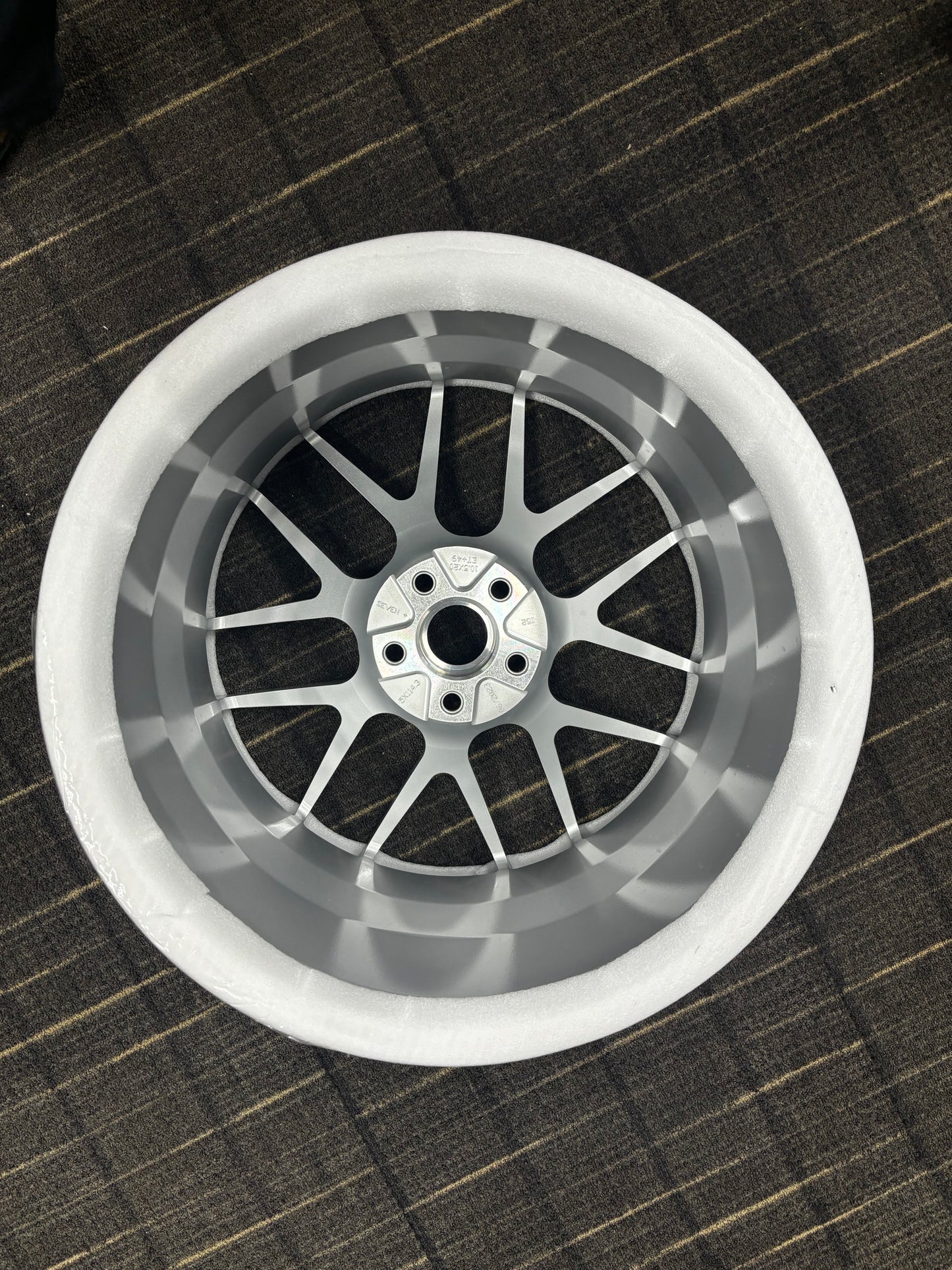 Full Set Of KT-7 Forged Wheels Finished In Gloss Silver *New In Box*