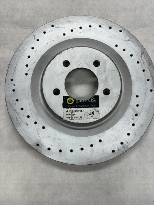 A138J0014F Brake Disc-X Drilled LH Front