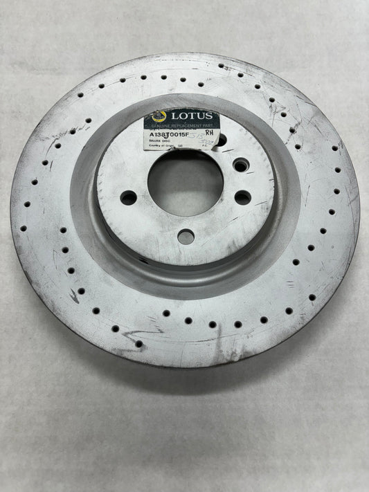A138J0015F Brake Disc-X Drilled RH Front