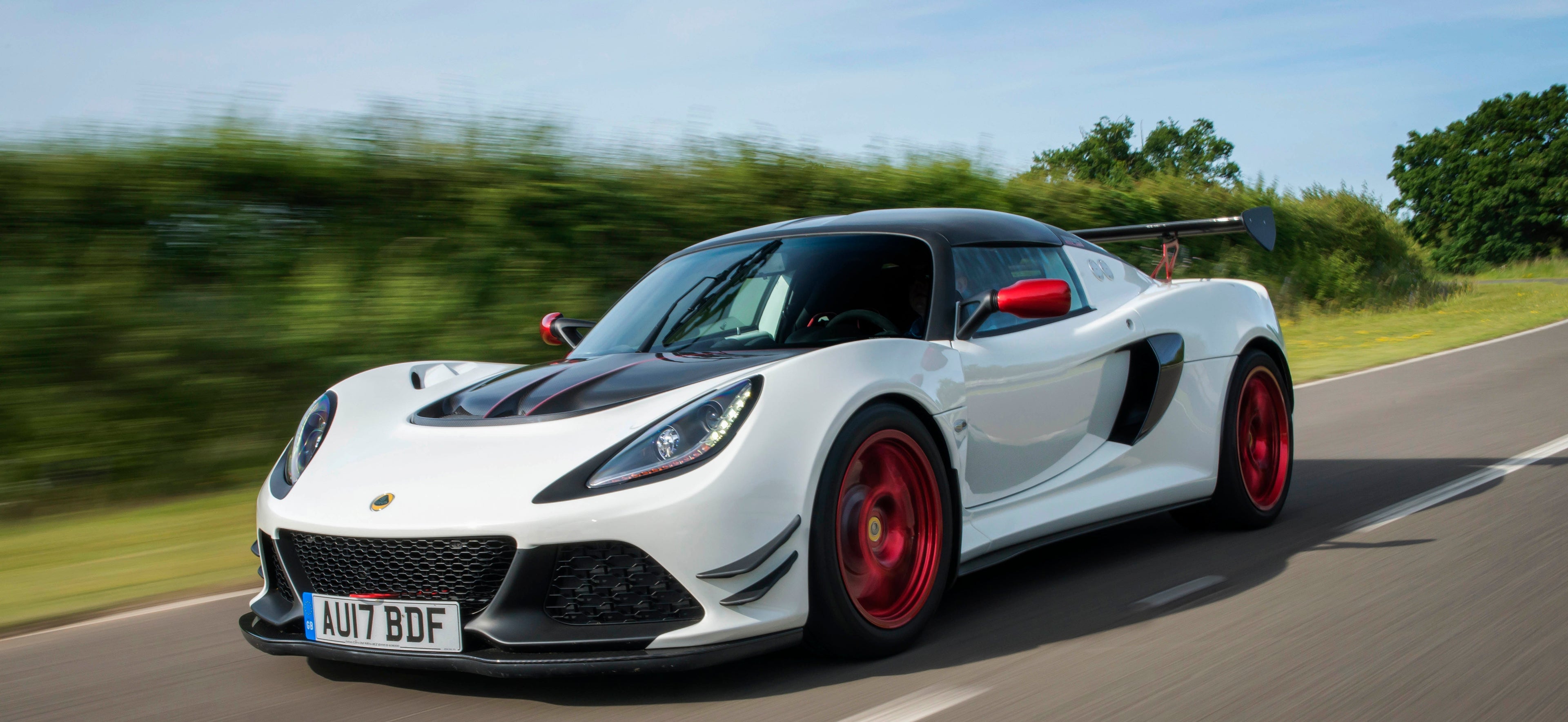 White Lotus Exige with Lotus Restored parts